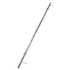 Barra Maciça 2,00m Com Presilhas Zstorm