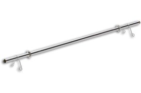 Barra Oca Cromada 150cm Com Presilhas Vitamec