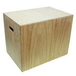 Caixa Para Saltos Plyo Box Crossfit 3 em 1 - 75cm x 60cm x 50cm