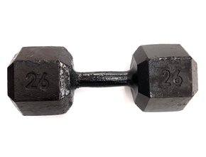 Dumbell Sextavado Pintado 26kg