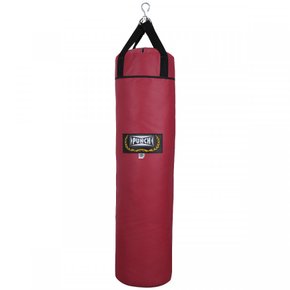 Saco De Pancada Couro Sintético 150cm Vermelho Punch