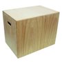 Caixa Para Saltos Plyo Box Crossfit 3 em 1 - 75cm x 60cm x 50cm